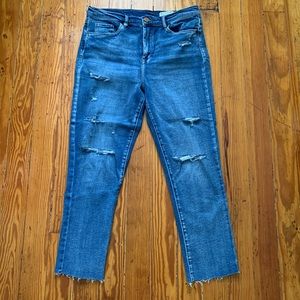 BLANK NYC Madison high-rise crop jeans